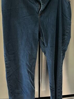Terra & Sky Dark Blue Straight Leg Jeans